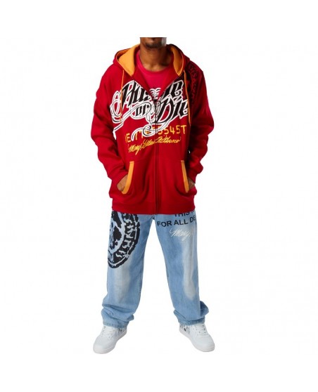 SET Hustle Red, Hoody + Jeans