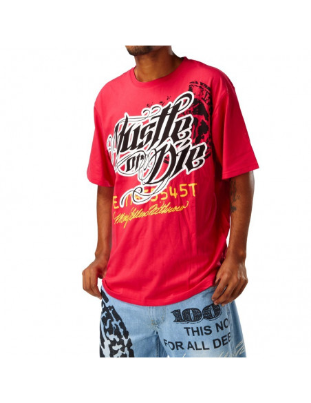 SET Hustle Red, T-shirt + Jeans