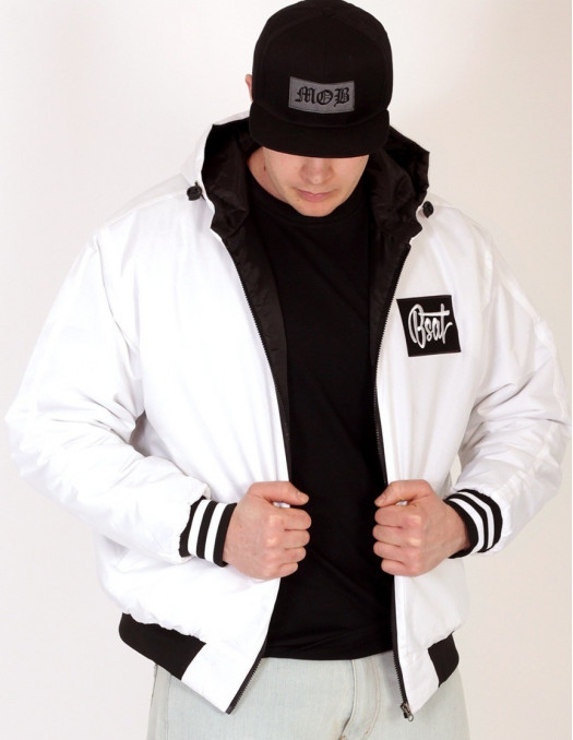 BSAT Bronx Jacket Valkoinen/Musta