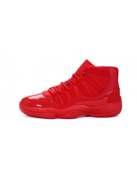 Hi Top Sneakers Glossy Red