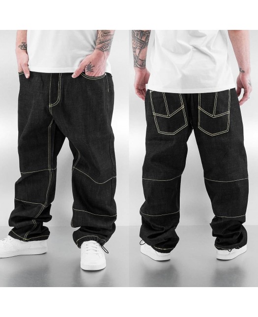 DNGRS Big Line Baggy Jeans Dark Blue