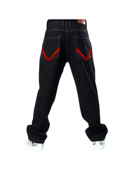 Townz Classic Plain Red V Jeans