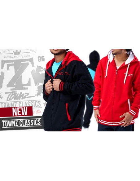 Townz Classic Plain Red V Jeans