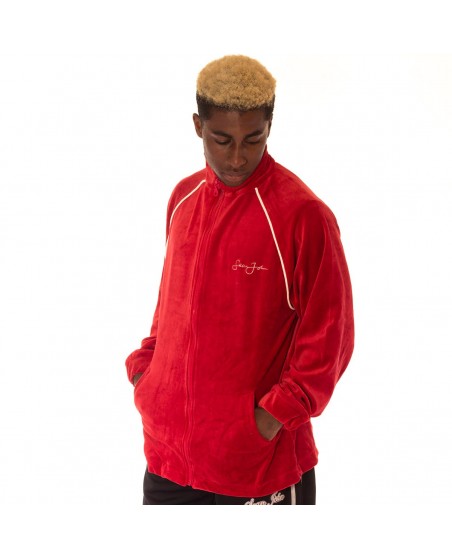 Sean John Lounge Wear Jacket RedNWhite