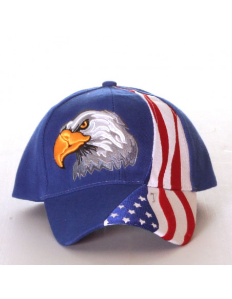 Baseball cap, US Eagle BlåMANGLER BILLEDER