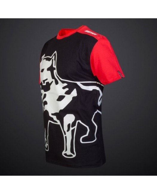 Amstaff Carus T-skjorte Svart/Rød