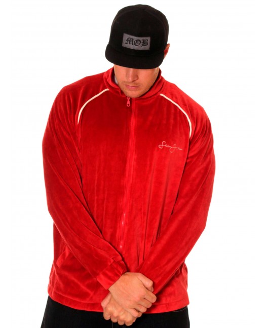 Sean John Lounge Wear Jacket RedNWhite