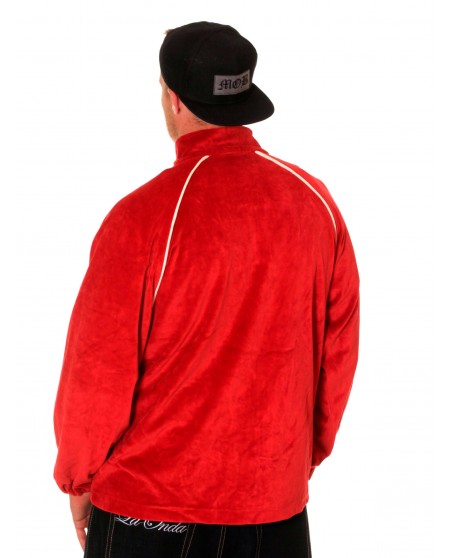 Sean John Lounge Wear Jacket RedNWhite