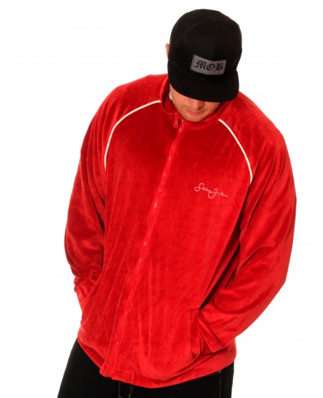 Sean John Lounge Wear Jacket RedNWhite