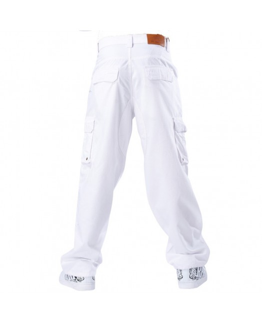Townz Cargo Byxor vit