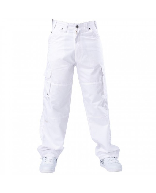 Townz Cargo Byxor vit