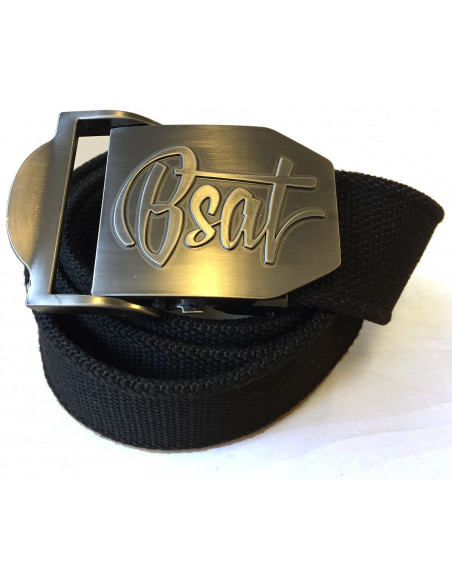 BSAT Logo Belt Musta