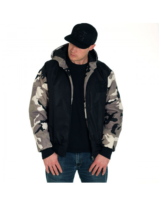 BSAT Bronx Winter Jacket BlackNCamo
