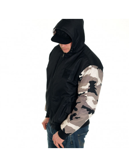 BSAT Bronx Winter Jacket BlackNCamo