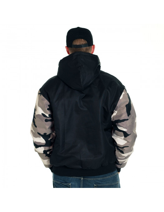BSAT Bronx Winter Jacket BlackNCamo