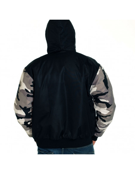 BSAT Bronx Winter Jacket BlackNCamo