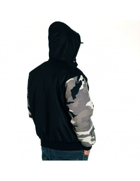 BSAT Bronx Winter Jacket BlackNCamo