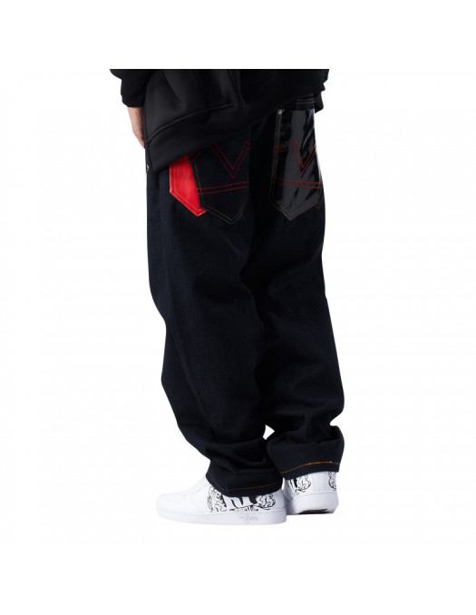 Blazed Up Red Jeans Baggy