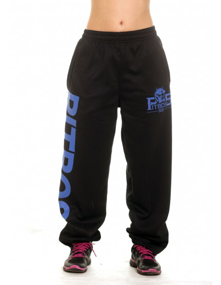 Pitbos Ultimate League Sweatpants Ladies BlackNBlue