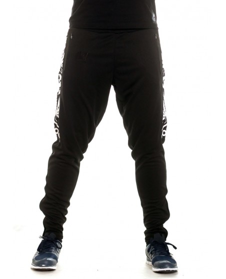 BSAT Smokin Track Pants BlackNWhite