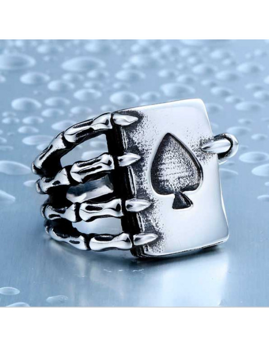 Poker Spade Ring