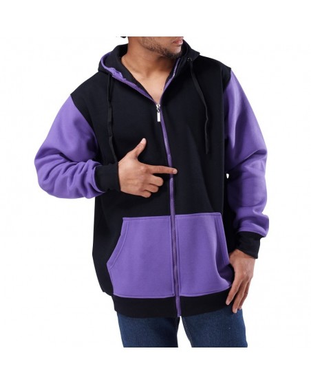 Townz Classic Huvtröja 2-Tone svart-lila