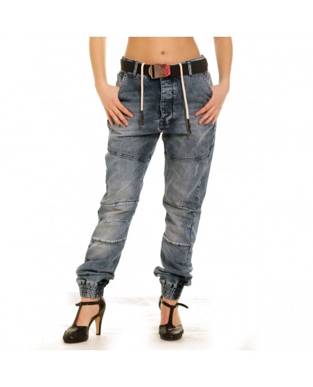 Straight Fit Jeans Blå fra Just Rhyse