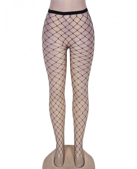 Big Hole Stockings Black