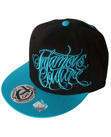 Townz Snapback Cap Infamous Couture aqua
