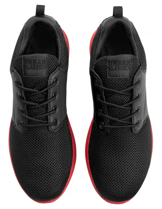 Light Casual Street Shoes BlackNRed