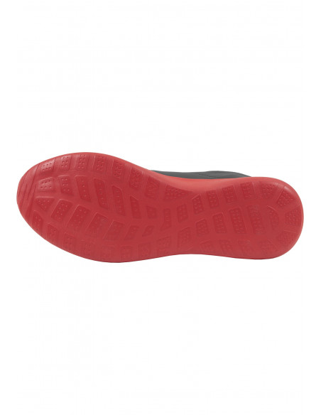 Light Casual Street Shoes BlackNRed