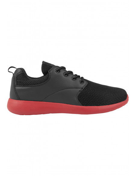 Light Casual Street Shoes BlackNRed