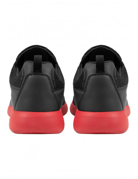 Light Casual Street Shoes BlackNRed
