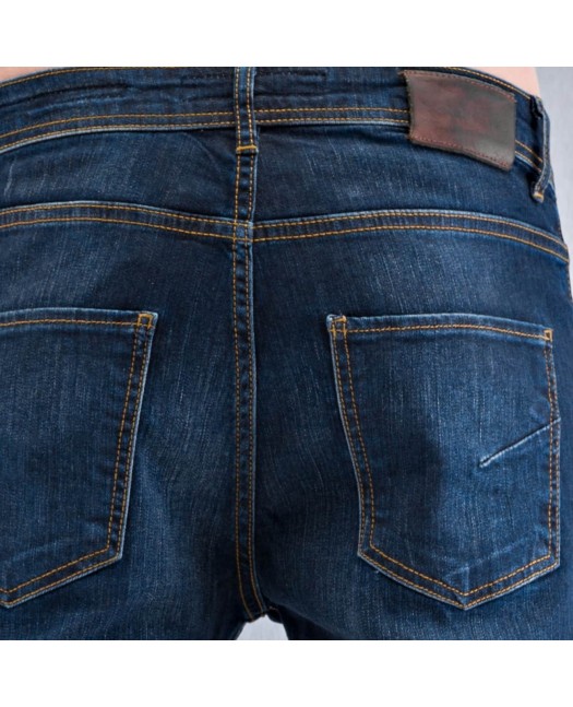 Destroyed Antifit Jeans Indigo