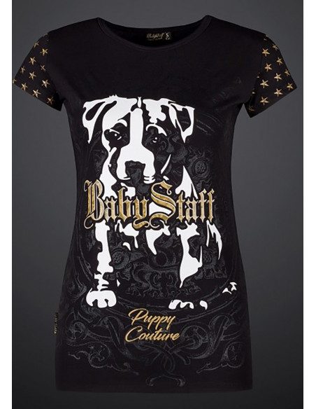 Puppy Couture Tee Black