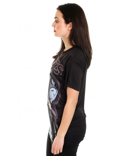 Global Warrior dame T-skjorte svart...