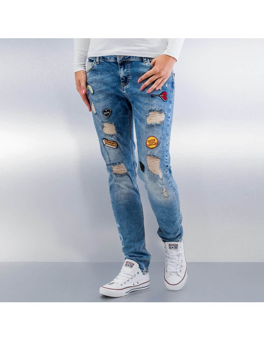 Urban Fashion Jeans Sininen
