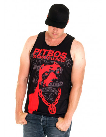 Pitbos Vol.2 Ultimate League Tanktop Musta/Punainen