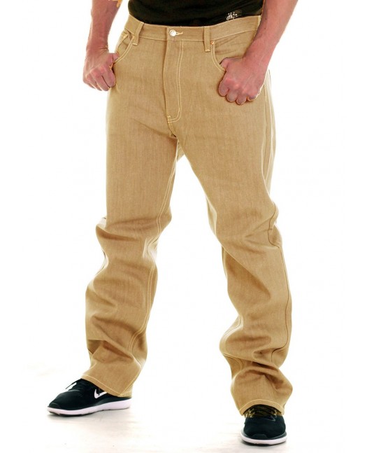 Access Loose Fit Jeans Khaki