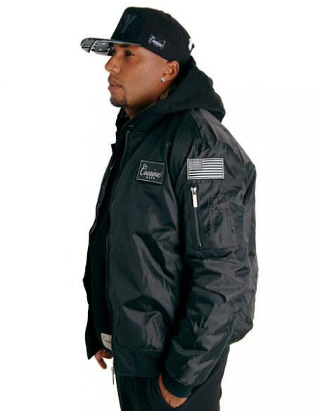Cocaine Life Basic Bomber Jakke Svart