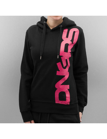 Large Logo Hoodie BlackNPink by DNGRS