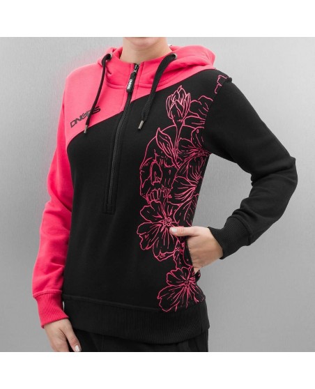 Flower Hoodie BlackNPink by DNGRS