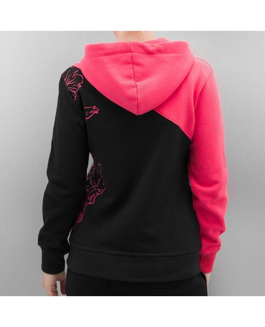 Flower Hoodie BlackNPink by DNGRS