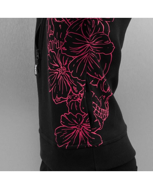 Flower Hoodie BlackNPink by DNGRS