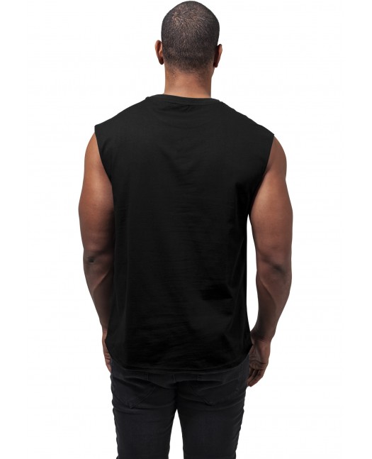 Open Edge Sleeveless Tee Black