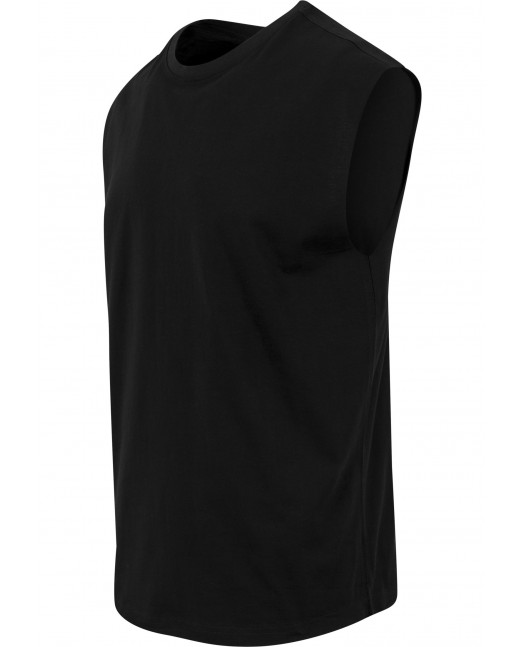 Open Edge Sleeveless Tee Black
