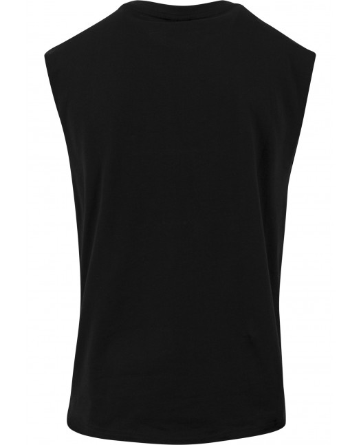 Open Edge Sleeveless Tee Black