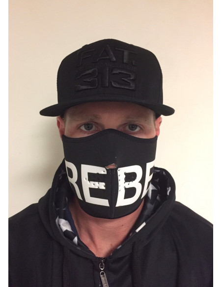 RudeCru Rebel Half Mask Black