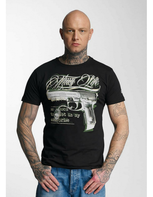 Thug Life T-Shirt no reason Black