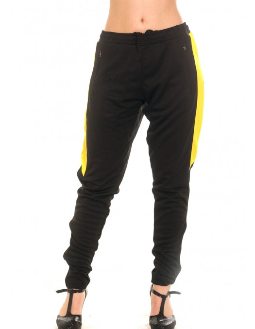 Panther Trackpants BlackNYellow fra BSAT